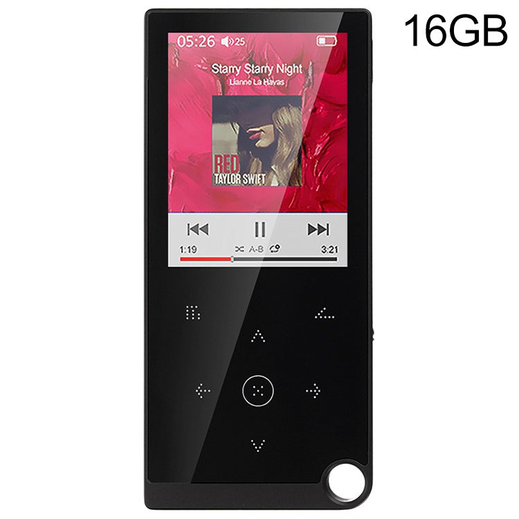 2.4 inch Touch-Button MP4 / MP3 Lossless Music Player, Support E-Book / Alarm Clock / Timer Shutdown, 4GB without Bluetooth, 8GB without Bluetooth, 16GB without Bluetooth, 4GB Bluetooth Version, 8GB Bluetooth Version, 16GB Bluetooth Version