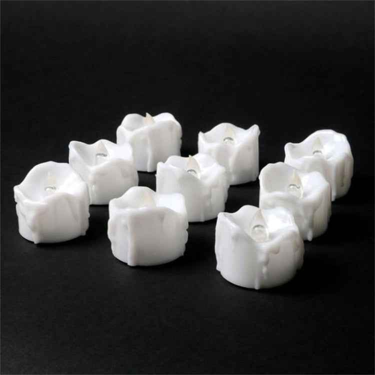 12 PCS/Box  LED Candle Electronic Tea Wax Simulation Tears Electronic Candle Light Wedding Decoration Candle Light
