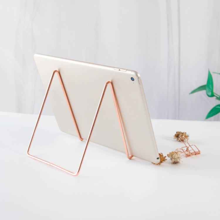 4 PCS Desktop Iron Art Plating Bracket for iPad / CD Display / Cookbook / Plate