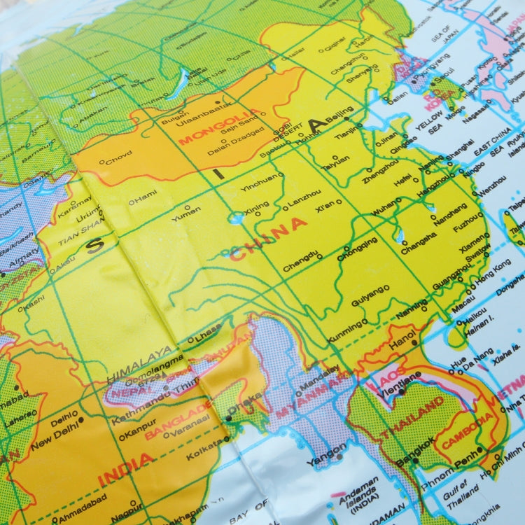 30cm Inflatable Globe World Earth Ocean Map Ball Geography Learning Educational Beach Ball Kids Toy home OfficeDecoration