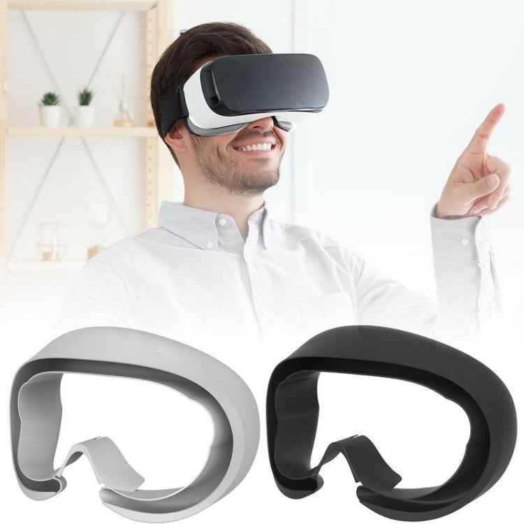For Pico 4 VR Goggles Eye Pads  Silicone Protective Cover, For Pico 4 Eye Pads (Black), For Pico 4 Eye Pads (Light Gray)