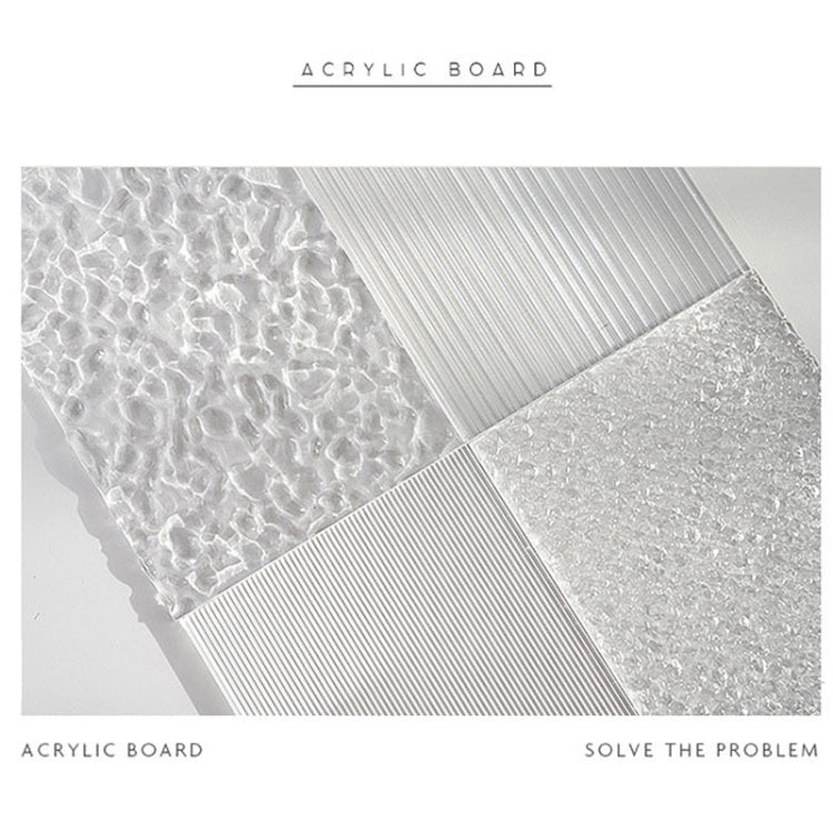 Acrylic Texture Background Board Photo Props Background Decorative Geometric Ornaments, 3 PCS 10 x 10cm, 2 PCS 10 x 15cm, 15 x 15cm, 15 x 20cm, 18 x 29cm