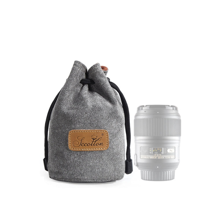 S.C.COTTON Liner Shockproof Digital Protection Portable SLR Lens Bag Micro Single Camera Bag, Square Khaki L, Square Blue L, Square Gray L, Square Brown L, Square Black L, Square Khaki M, Square Blue M, Square Gray M, Square Brown M, Square Black M    ...