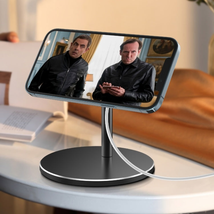 For MagSafe Magnetic Wireless Charging Stand, Colour: FJ03 Black