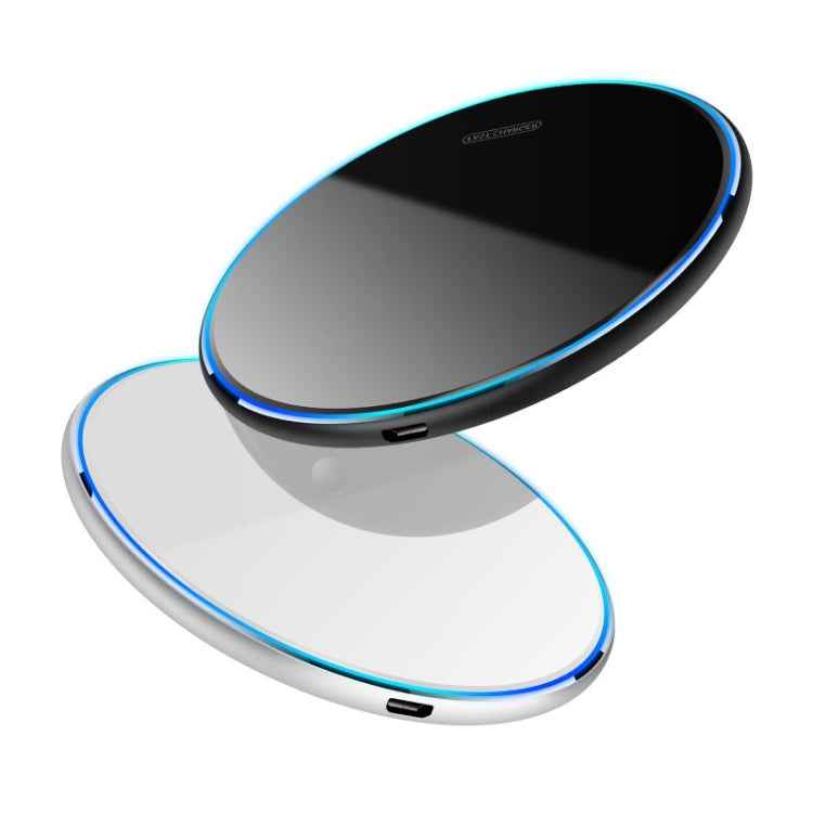 X8 15W QI Round Acrylic Mirror Wireless Charger