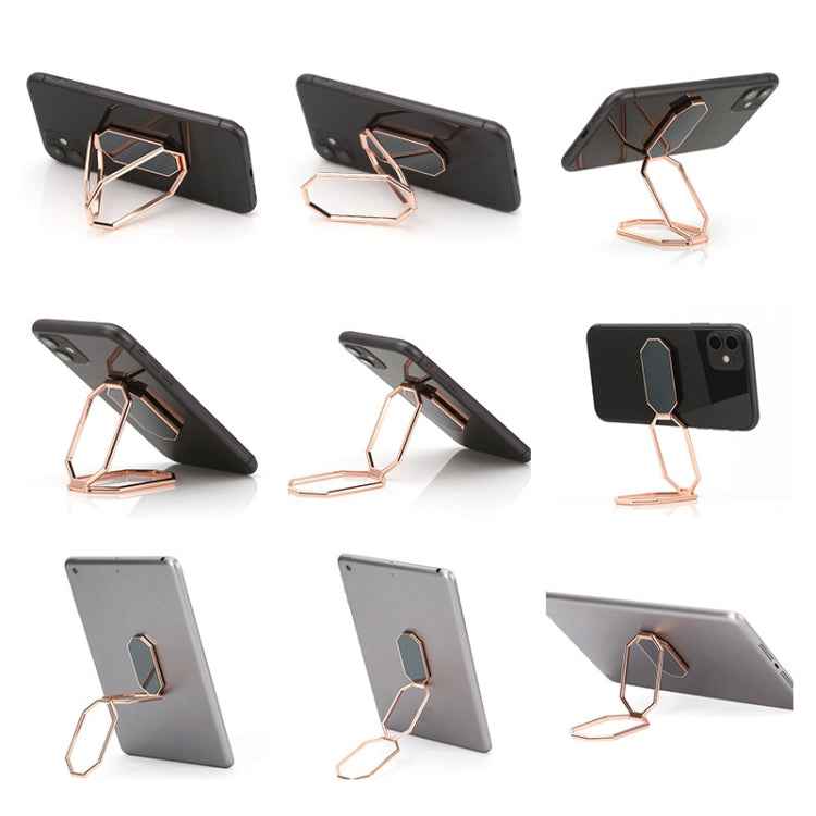 Folding And Sticking Zinc Alloy Mobile Phone Ring Holder Car Magnetic Ring Buckle
