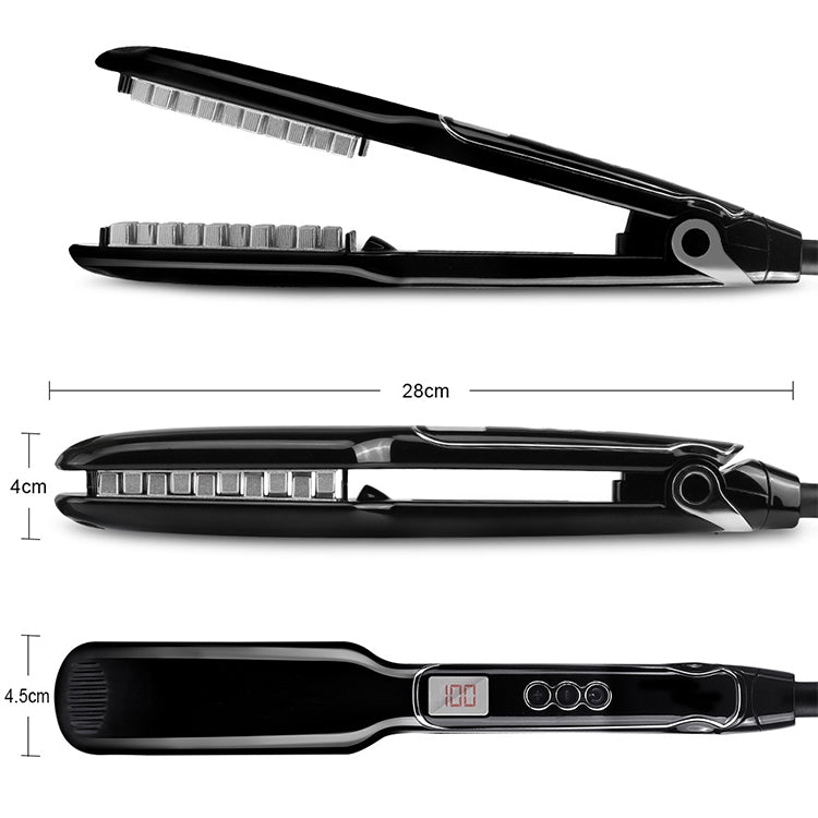 Multi-functional Long & Short Hair Styling Iron Ceramic Tourmaline Volumizing Hair Iron, EU