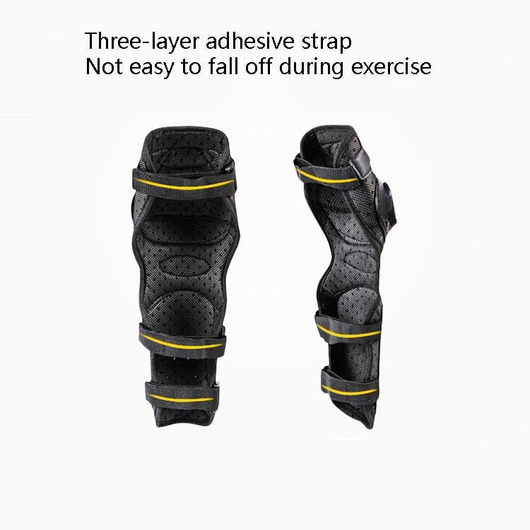 SULAITE GT341 Motorcycle Stainless Steel Knee Pads Elbow Pads Off-Road Cycling Racing Anti-Fall Sports Protective Gear, GT341
