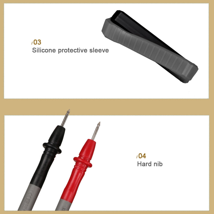 TOOLTOP ET8134 4.7 Inch LCD Full-Screen Multimeter With Color Change Alarm Function, ET8134