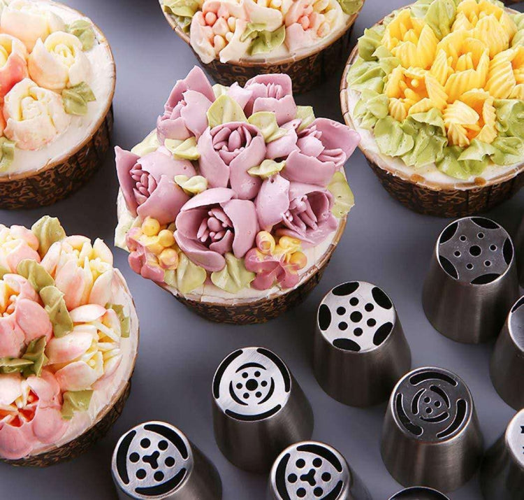 27 in 1 Decorating Mouth Set Seamless Cream Squeezing Mouth