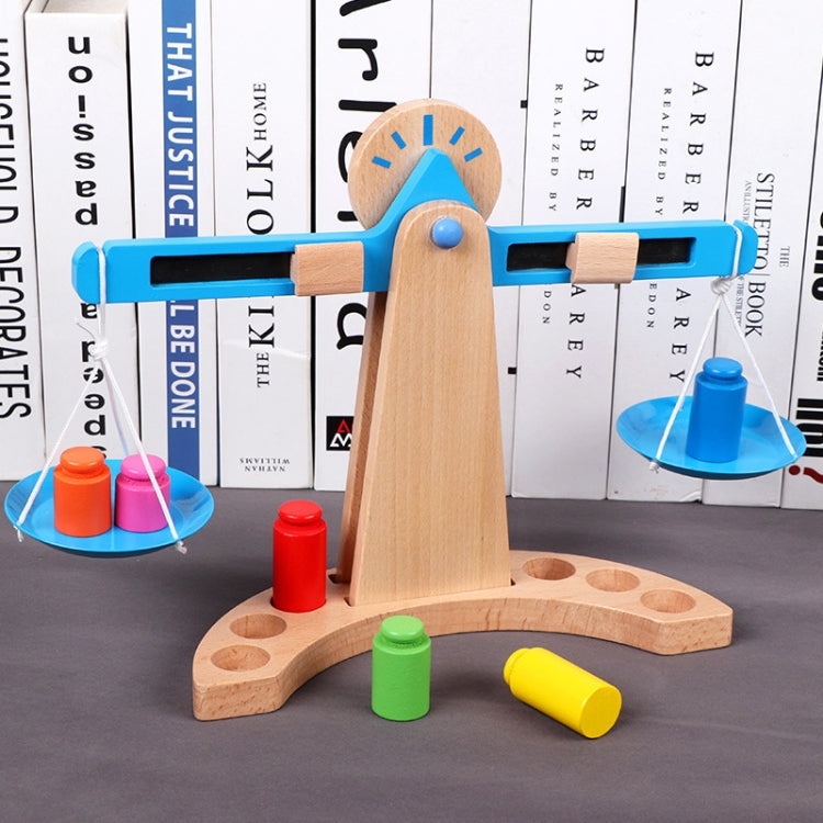 Children Educational Balance Scale Toy Wooden Science And Education Toys