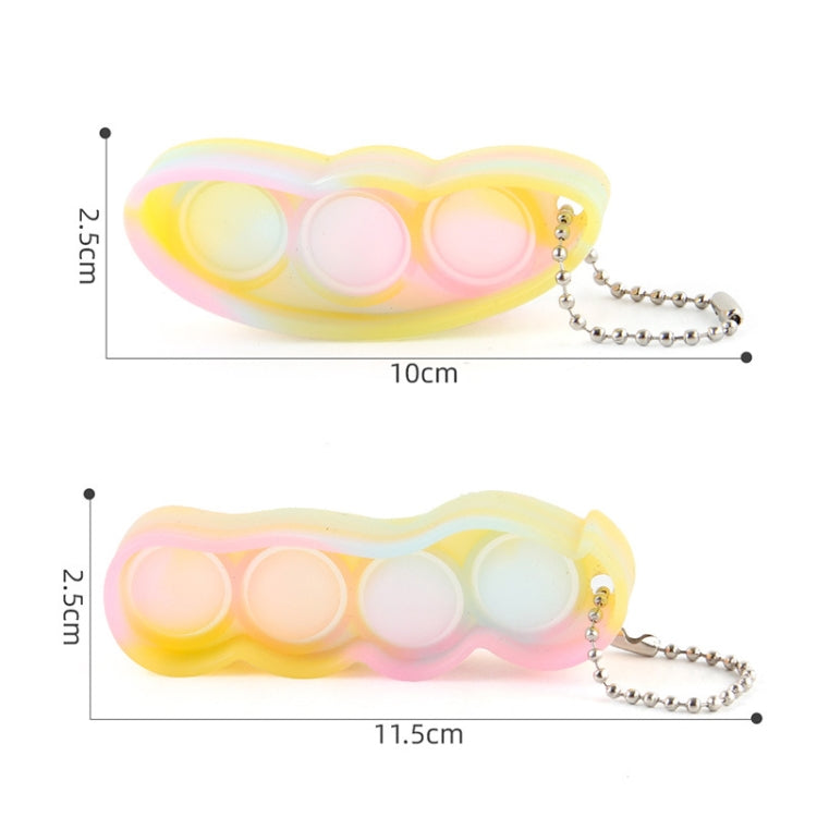 Decompression Finger Bubble Fan Keychain Pressed Venting Finger Squeezed Toys
