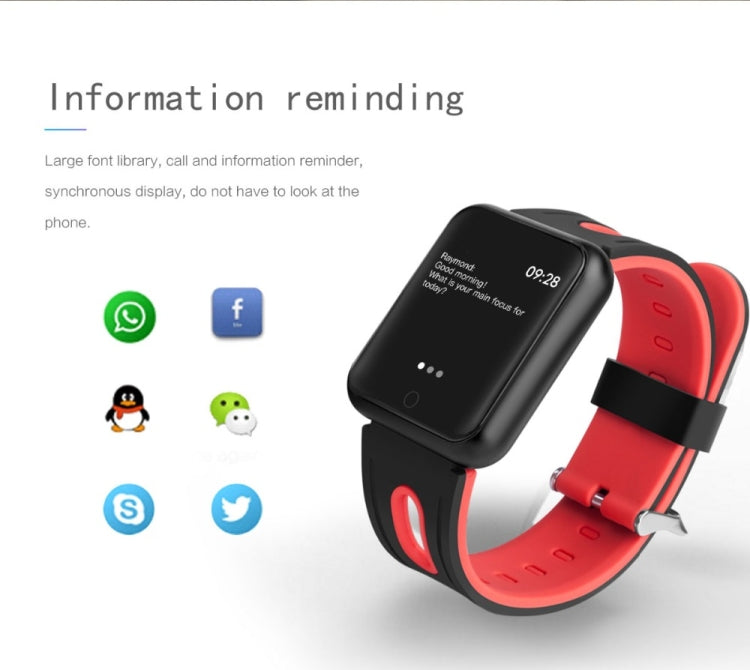 P68 Smart Watches Heart Rate Monitor Blood Pressure Activity Tracker for Xiaomi Band 3 Huawei Color Band 2, TBD056989501A, TBD056989501B, TBD056989501C, TBD056989501D, TBD056989501E, TBD056989501F, TBD056989501G