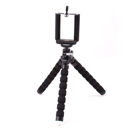 5 PCS Octopus Photography Sponge Mobile Phone Stand Portable Lazy Adjustable Vibrato Live Tripod Stand, With Phone Clip (Black), Without Phone Clip, With Phone Clip (Blue)