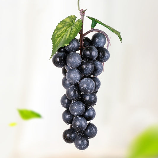 Simulation Fruit Simulation Grapes PVC with Cream Grape Shoot Props, 4 Bunches 36 Black Grapes, 4 Bunches 36 Green Grapes, 4 Bunches 36 Red Grapes, 4 Bunches 36 Grain Agate Grapes, 4 Bunches 36 Purple Grapes, 4 Bunches 60 Black Grapes                  ...
