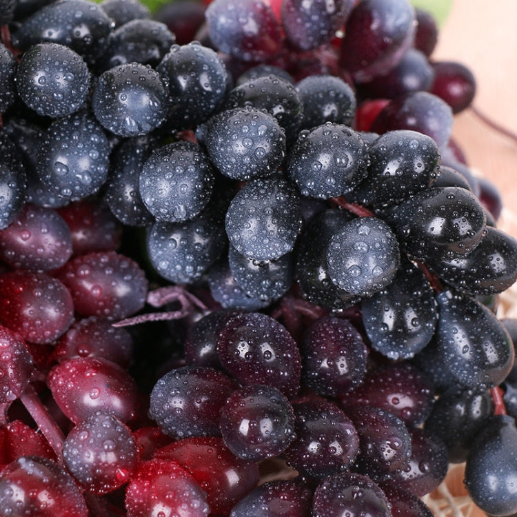 Simulation Fruit Simulation Grapes PVC with Cream Grape Shoot Props, 4 Bunches 36 Black Grapes, 4 Bunches 36 Green Grapes, 4 Bunches 36 Red Grapes, 4 Bunches 36 Grain Agate Grapes, 4 Bunches 36 Purple Grapes, 4 Bunches 60 Black Grapes                  ...