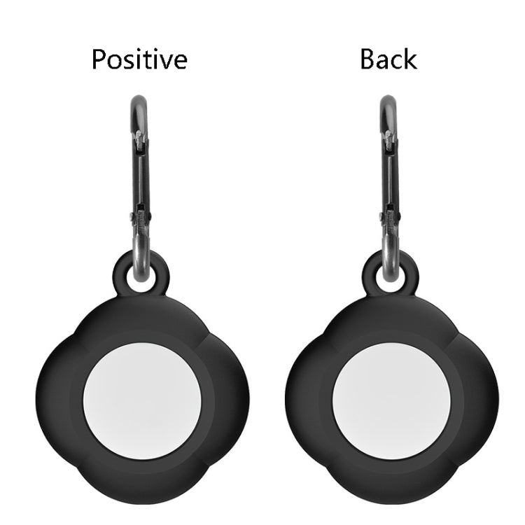 3 PCS Tracker Anti-Lost Silicone Protective Cover with Carabiner for AirTag 2nd Gen / AirTag 1st Gen