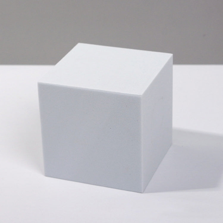 8 PCS Geometric Cube Photo Props Decorative Ornaments Photography Platform, Colour: 5 x 5 x 5cm Small White Square, Small White Square, Large White Square, Small White Rectangular, Large White Rectangular, Small White Cylindrical, Large White Cylindric...