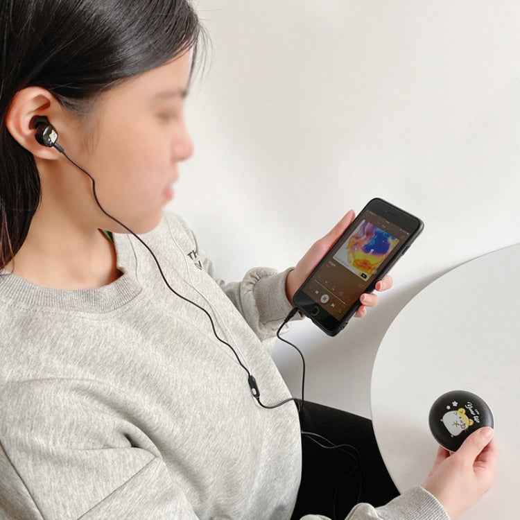 2 Pairs Heavy Bass Wired Headset Mobile Phone Universal Headset with Storage Box & Microphone