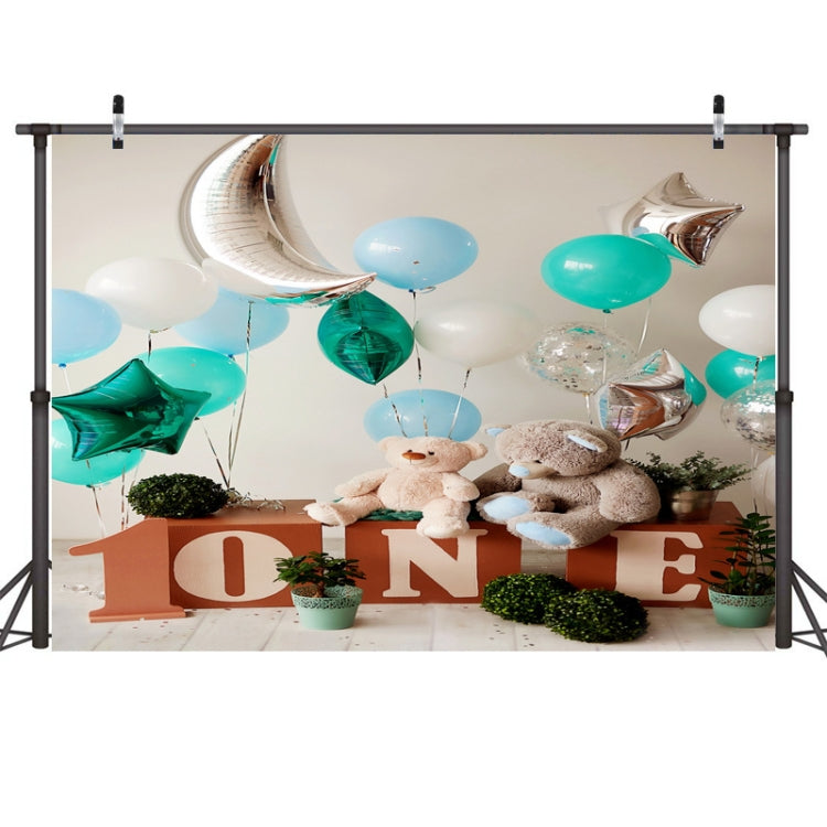 2.1m X 1.5m One Year Old Birthday Photography Background Party Decoration Hanging Cloth