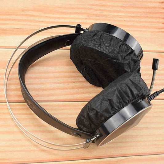 50 Pairs Earphone Disposable Dust Cover Game Headset Non-Woven Protective Cover