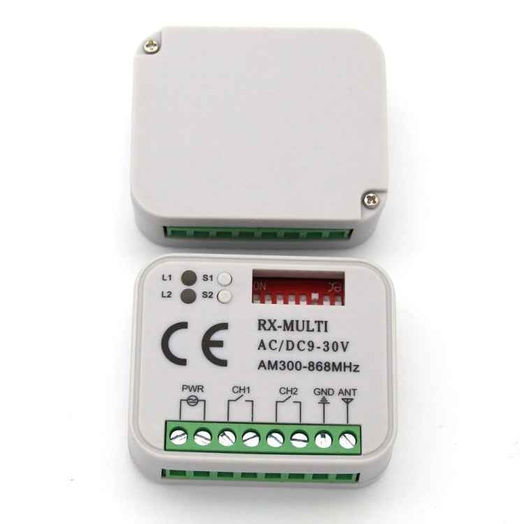 LZ-068 Garage Door Rolling Code Fixed Code Multi-Frequency Remote Control Receiver Switch