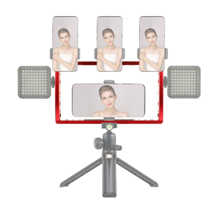 Diving Dual Handheld Grip Bracket Stabilizer Extension Phone Clamp Camera Rig Cage Underwater Case for GoPro HERO9 /8 /7, Red, Black, Red Bracket + Shutter, Black Bracket + Shutter