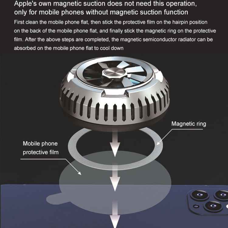 X6 Universal Mini Magnetic Mobile Phone Tablet Computer Semiconductor Radiator