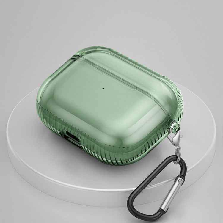 2 PCS Earphone Protective Cover TPU Airbag Transparent Protective Shell For AirPods Pro