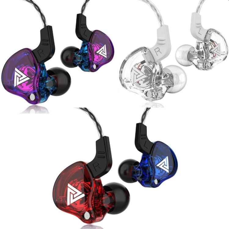 QKZ AK6 2 PCS  In-Ear 3.5mm Wired Subwoofer Sports Earphones