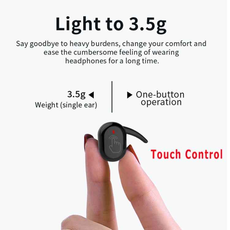 Y30 Wireless Bluetooth Headset 5.0 In-Ear Mini Earphone