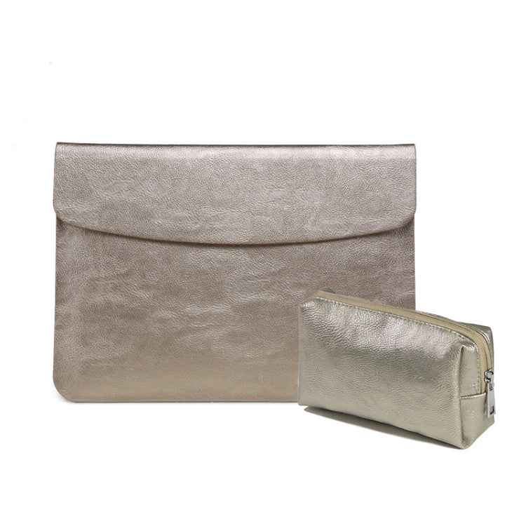 Horizontal Litchi Texture Laptop Bag Liner Bag For MacBook