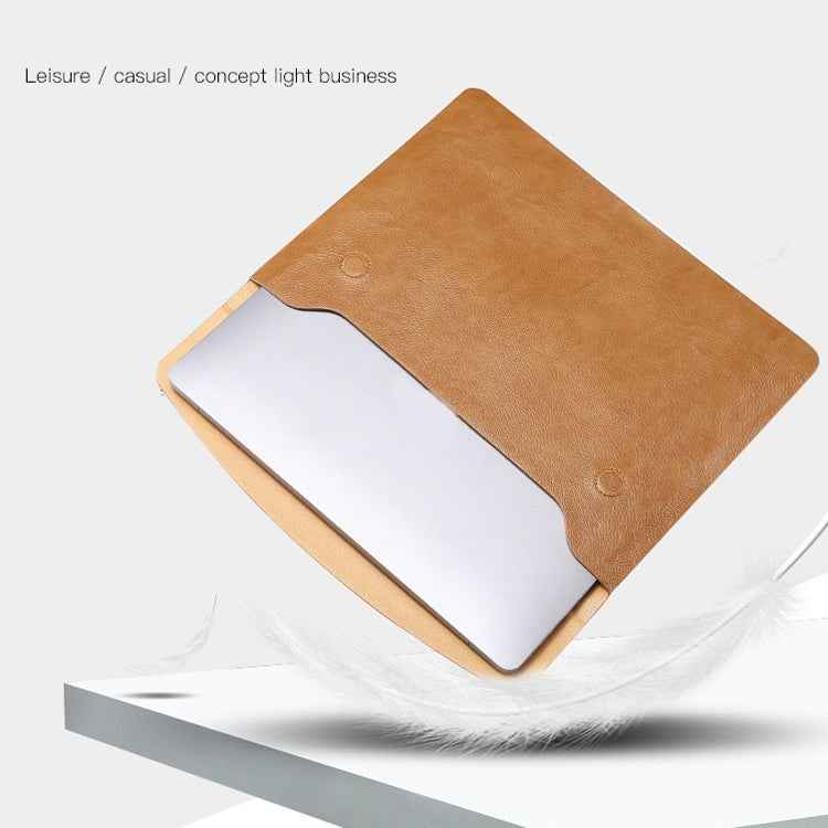 Horizontal Litchi Texture Laptop Bag Liner Bag For MacBook