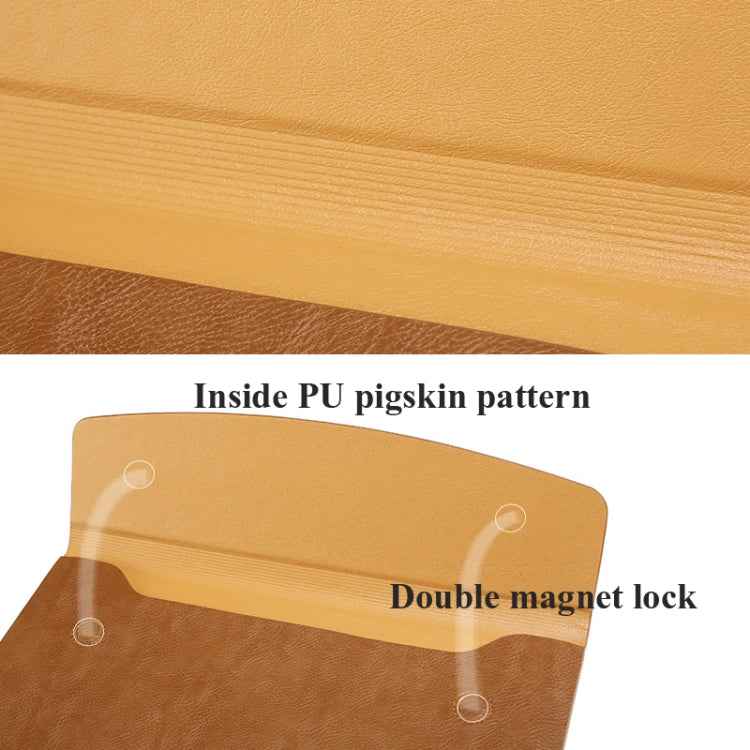 Horizontal Litchi Texture Laptop Bag Liner Bag For MacBook