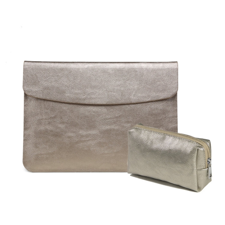 Horizontal Litchi Texture Laptop Bag Liner Bag For MacBook