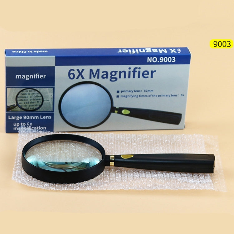 Children Science Education Elderly Reading Hand-Held Magnifying Glass, Specification: 110mm, 2pcs(75mm), 2pcs(110mm), 2pcs(90mm)