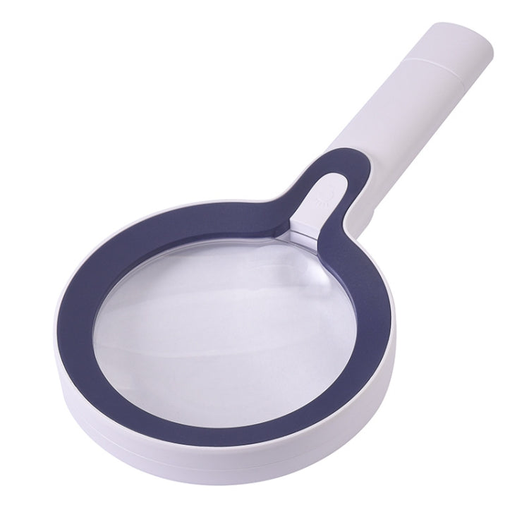 XT-8013 With 29 LED Lights 3 Gelling Touch Switch Magnifier 2 Times / 13 Times Hand-Held Magnifying Glass, XT-8013 (White+Gray), XT-8013(White+Dark Blue)