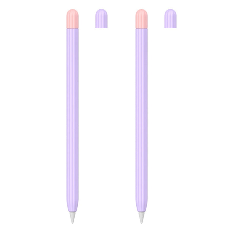 2 Sets 5 In 1 Stylus Silicone Protective Cover + Two-Color Pen Cap + 2 Nib Cases Set, For Apple Pencil 1 (Orange), For Apple Pencil 1 (Matcha Green), For Apple Pencil 1 (Pink), For Apple Pencil 1 (Black), For Apple Pencil 1 (Blue)                      ...
