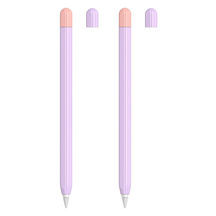 2 Sets 5 In 1 Stylus Silicone Protective Cover + Two-Color Pen Cap + 2 Nib Cases Set, For Apple Pencil 1 (Orange), For Apple Pencil 1 (Matcha Green), For Apple Pencil 1 (Pink), For Apple Pencil 1 (Black), For Apple Pencil 1 (Blue)                      ...
