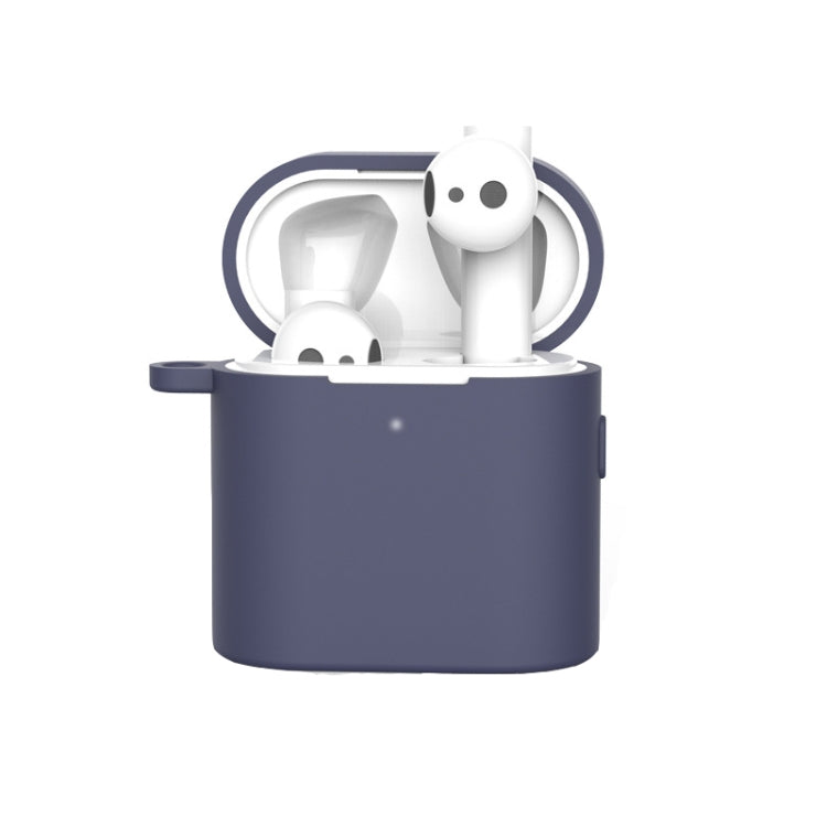 3 PCS For Xiaomi Air 3 in 1 Earphone Silicone Protective Case + Anti-lost Rope + Hook Set, Green, Purple, Pink, Black, Blue, Grey