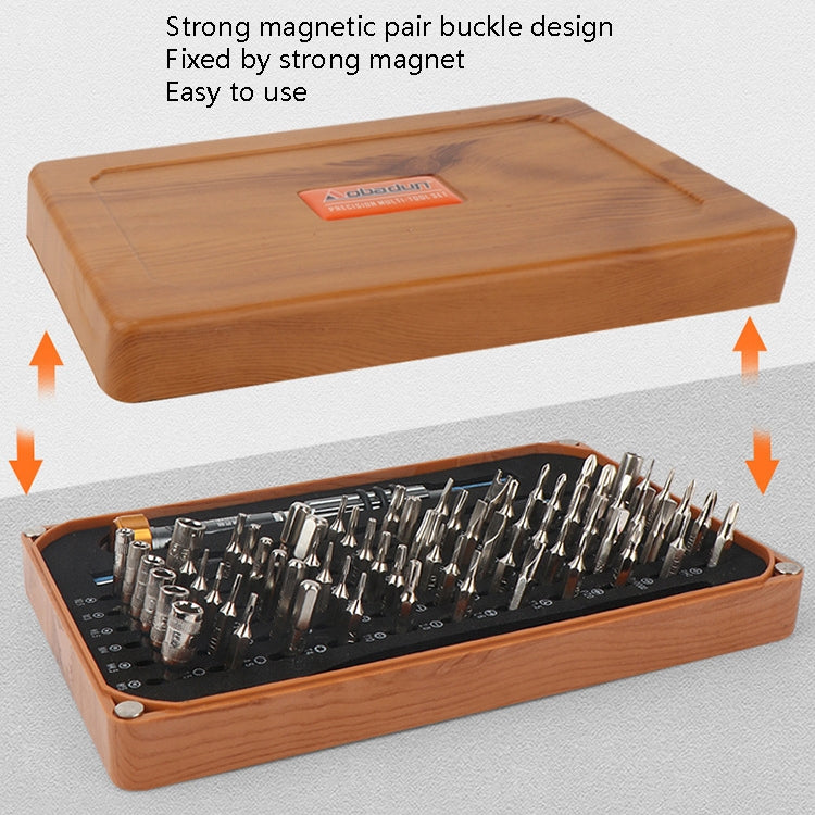 Obadun 9801 68 In 1 Screwdriver Set Manual Batch Glasses Screwdriver Hardware Repair Tool, Obadun 9801