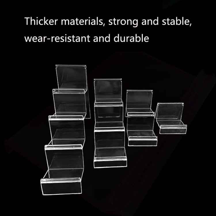 10 PCS Thickened Transparent Wallet Holder Plastic Phone Mask Display Stand Counter Display Stand,Specification: