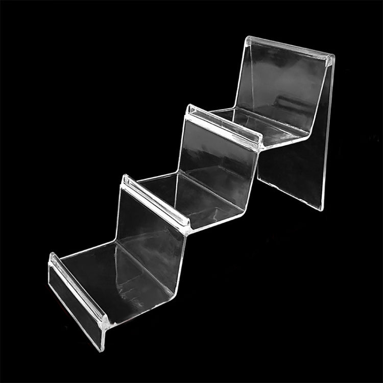 10 PCS Thickened Transparent Wallet Holder Plastic Phone Mask Display Stand Counter Display Stand,Specification: