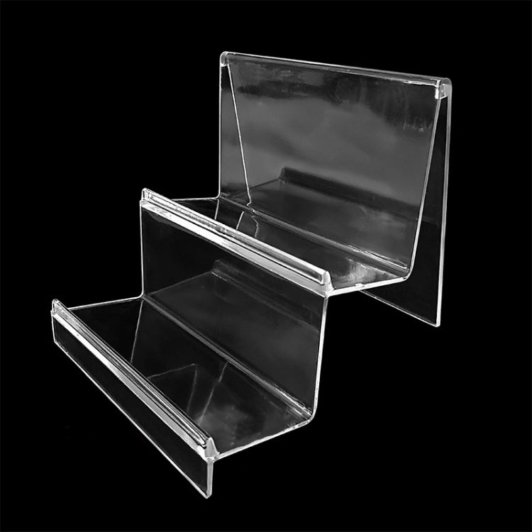 10 PCS Thickened Transparent Wallet Holder Plastic Phone Mask Display Stand Counter Display Stand,Specification: