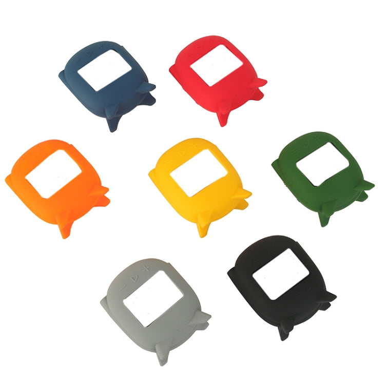 For JBL Clip 4 Bluetooth Speaker Silicone Case Protective Case, Style 1 (Red), Style 1 (Black), Style 1 (Yellow), Style 1 (Blue), Style 1 (Army Green), Style 1 (Silver Gray), Style 1 (Orange)