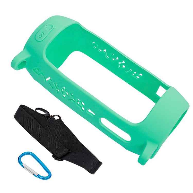 P401 For JBL Pulse4 Portable Shockproof Silicone Protective Case with Carabiner & Lanyard