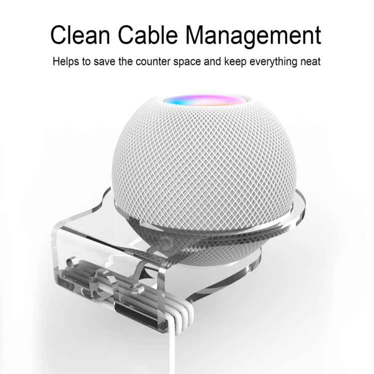 JP02Y Wall-Mounted / Desktop Acrylic Bracket For Apple HomePod Mini