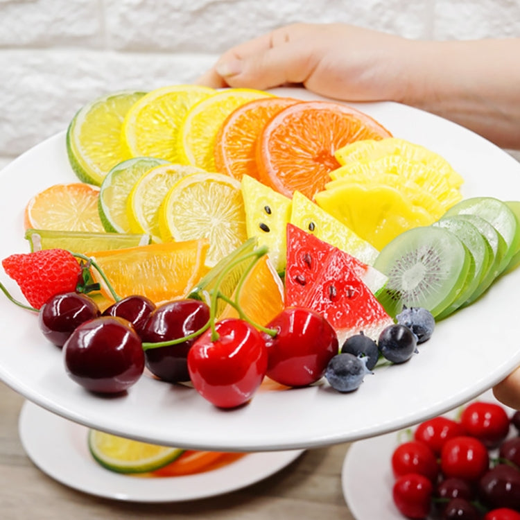 Fake Fruit Slice Shooting Props High Simulation Fruit Slice Model Decoration Shooting Props