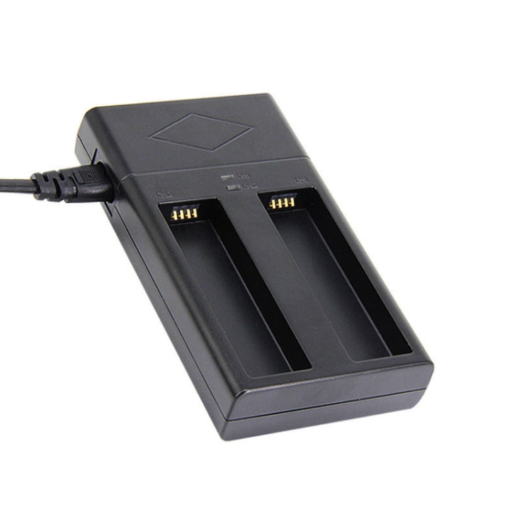 Jinnet 2 PCS Smart Dual Charge Handheld Gimbal Camera Battery Charger For DJI/Osmo, EU Plug, US Plug