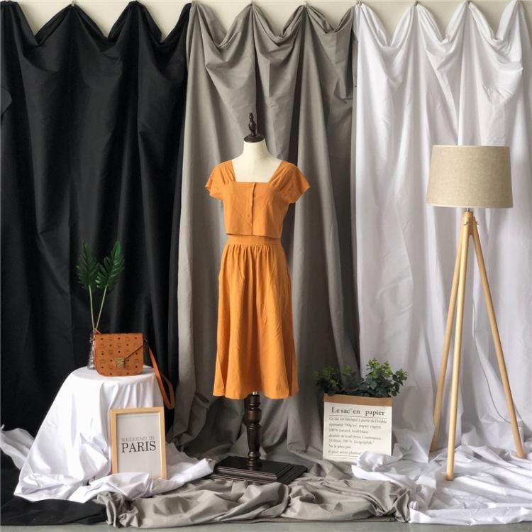 Photo Background Cloth Increased Widened Photography Cloth Live Broadcast Solid Color Cloth, 1 x 1.2m, 1 x 2.4m, 2 x 2.4m